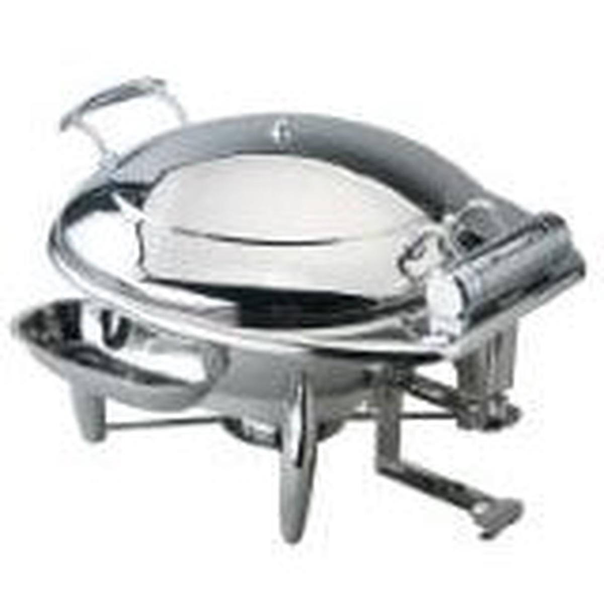 LUXURY ROUND CHAFING DISH-STAINLESS STEEL LID CAP OF FOOD