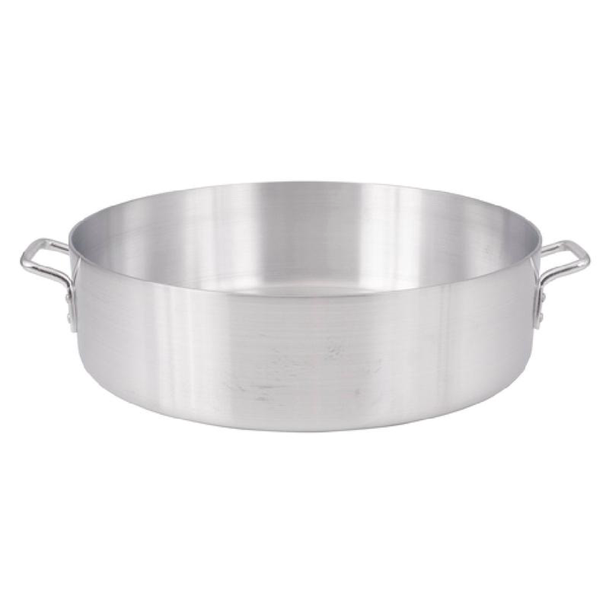 Stanton Trading ABR30HD 30 Quart Brazier Pan 19-78 Inch Dia with Reinforced Rim Aluminum