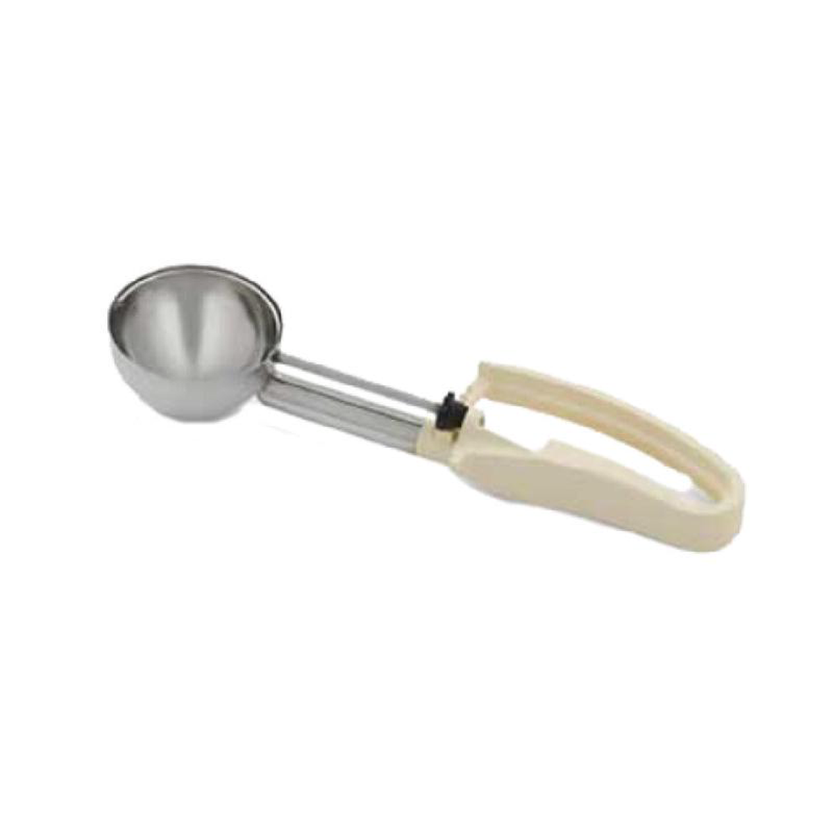 Vollrath 47372 32 Oz Disher Extended Length Stainless Steel with Ivory Handle