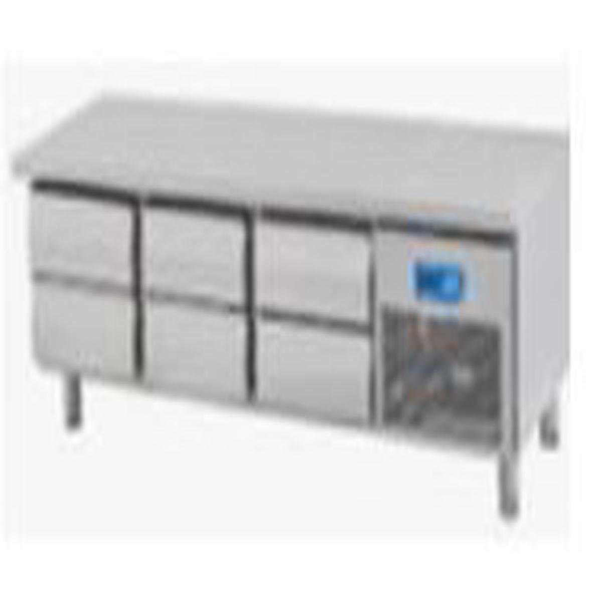 370 LTV Lowboy 6 Drawer Undercounter Freezer 1 GN 11 Capacity for each Drawer (3 Years Warranty Against Manufacturing Defective Including Door Gasket)