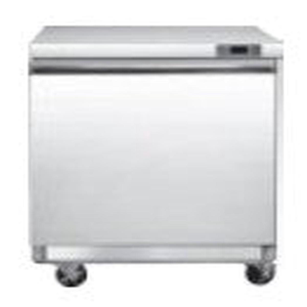 (TUC-29BR) 1 Door Under Counter Refrigerator with 2 Layer Shelves Dim 735x799x966 mm (WxDxH)