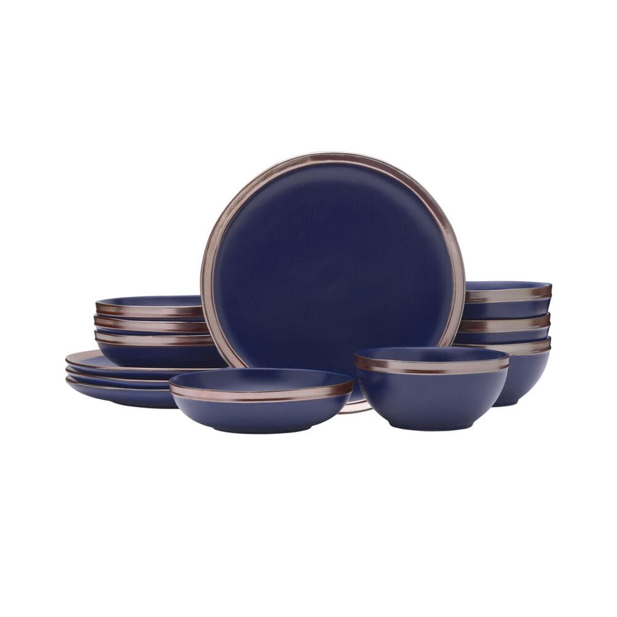 Miller Blue 12 Piece Dinnerware Set Service for 4