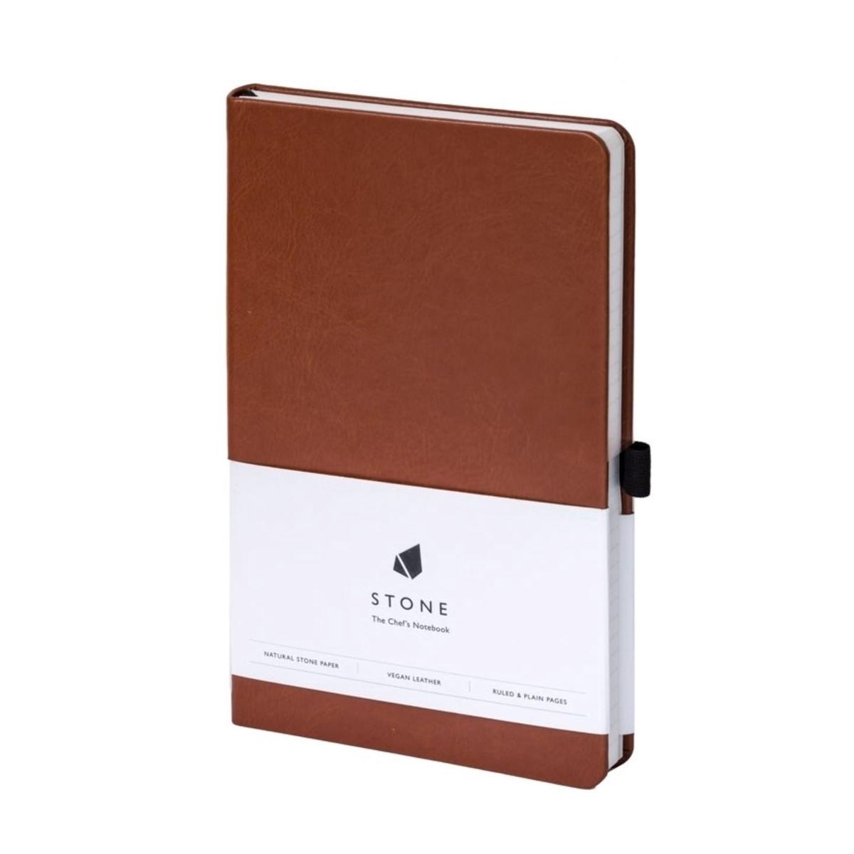 Stone The Chefs Notebook Tan Brown