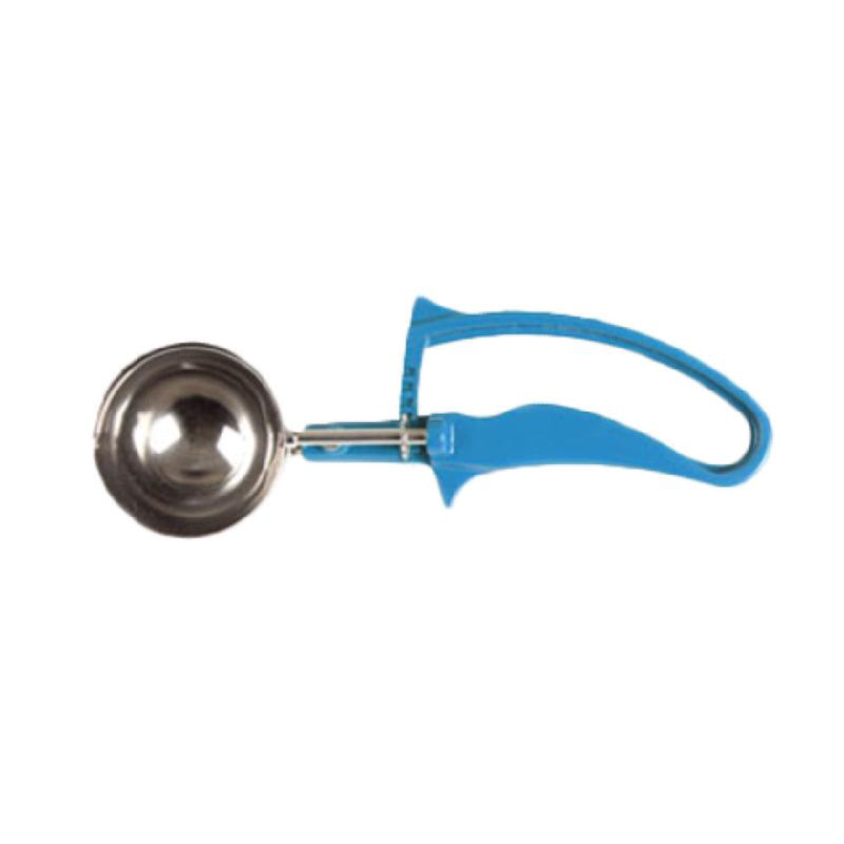 Thunder Group SLDS216G 162 Oz Round Bowl Disher Stainless Steel Blue Handle