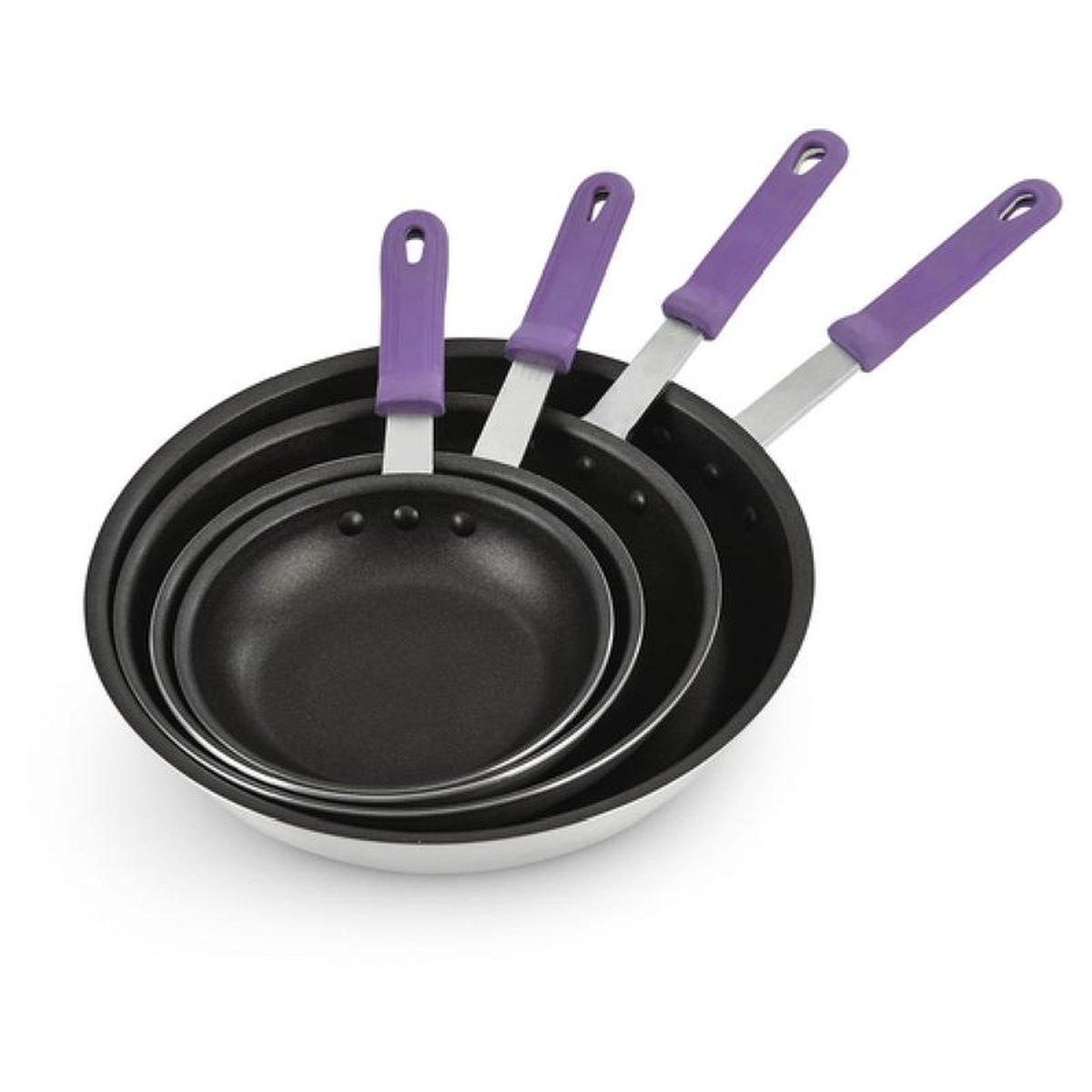 Vollrath T401280 12 Inch Aluminum Fry Pan with SteelCoat and Removable Handle