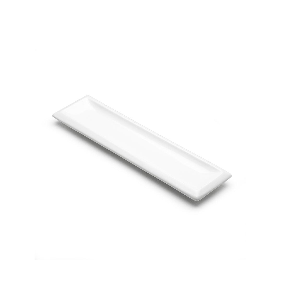 12 14 Rectangular Plate White Ceramic