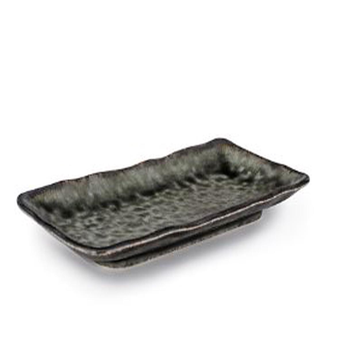 1125 Rectangle Porcelain Platter Green