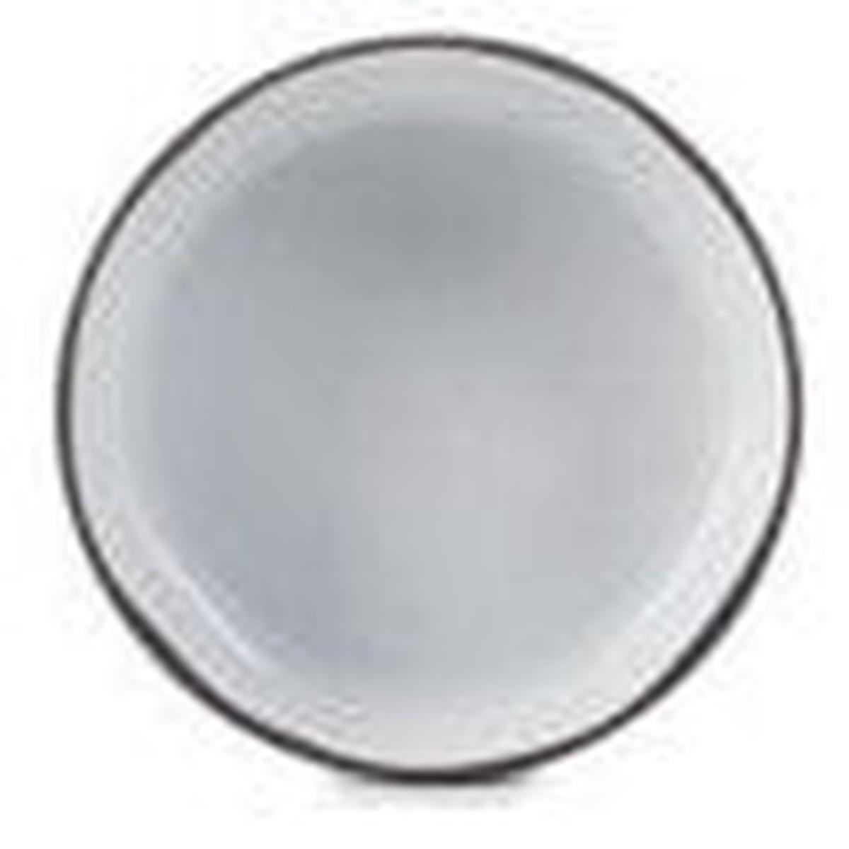 (655033) CARACTERE GOURMET PLATE COLOUR WHITE CUMULUS DIA 17 CM HEIGHT 55 CM CAP 80CL