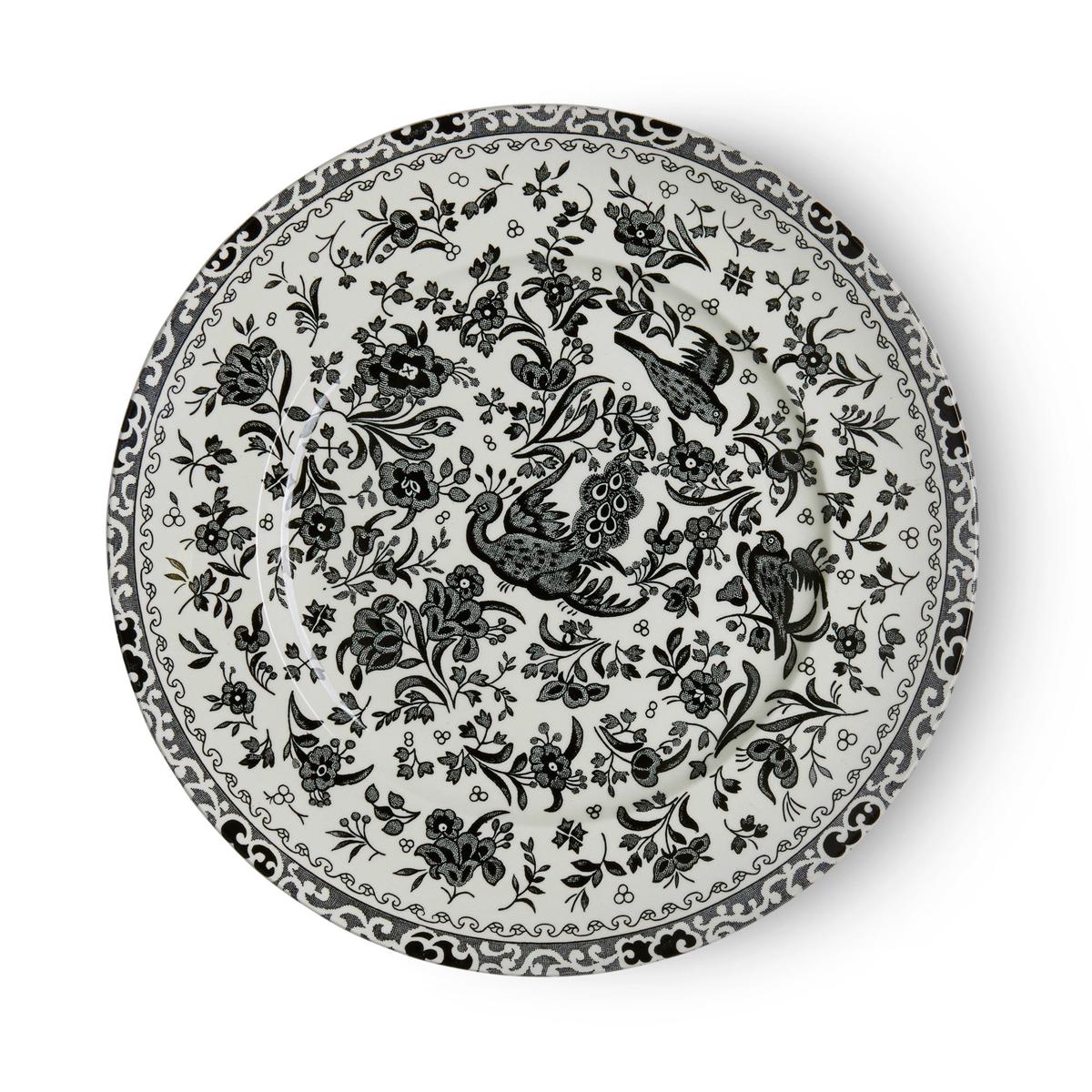 Black Regal Peacock Plate 22cm875
