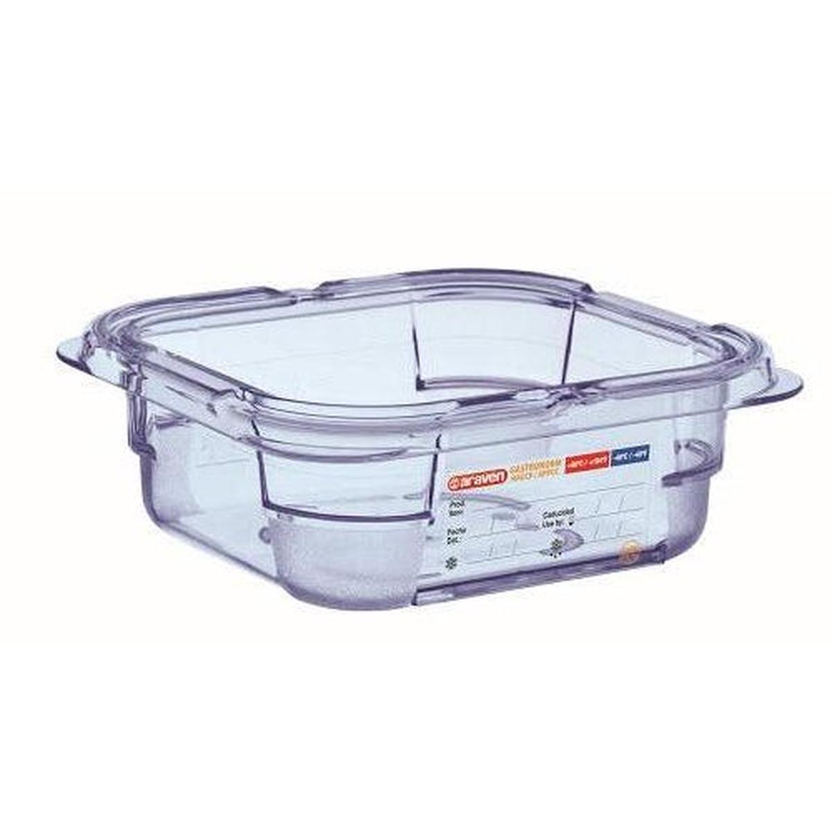 Food Box airtight containers BPA Free GN 16 Capacity 1L