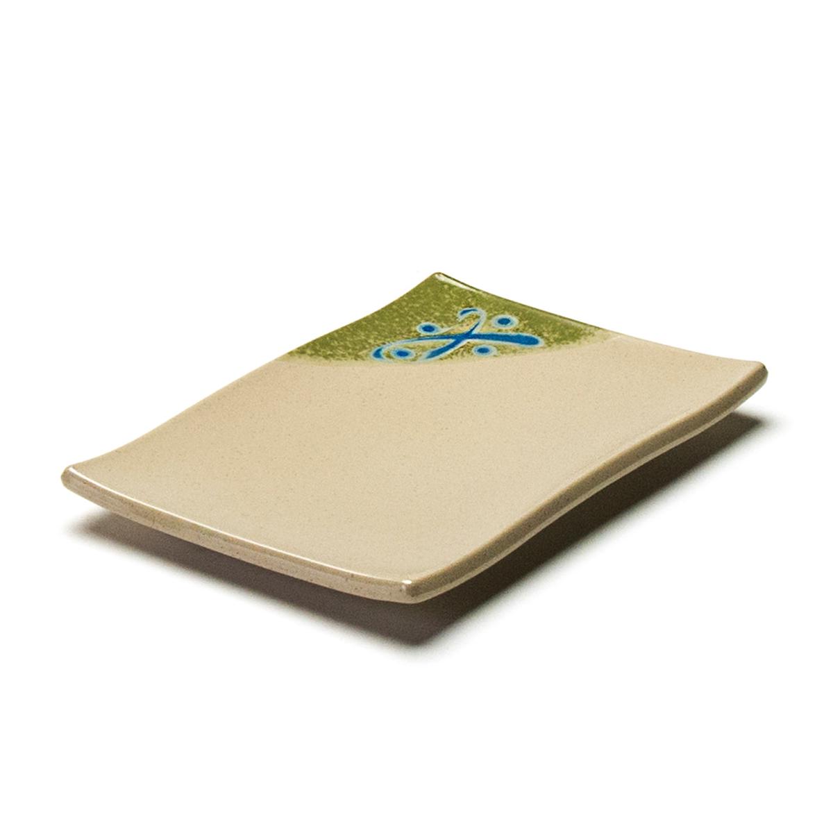 Melamine Rectangular Plate 8-38 58 Green