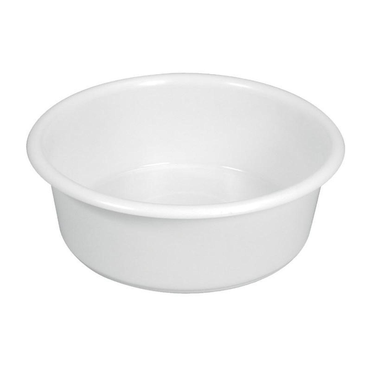 ROUND FOOD CONTAINER COLOR WHITE CAPACITY 19 L PEHD MAT