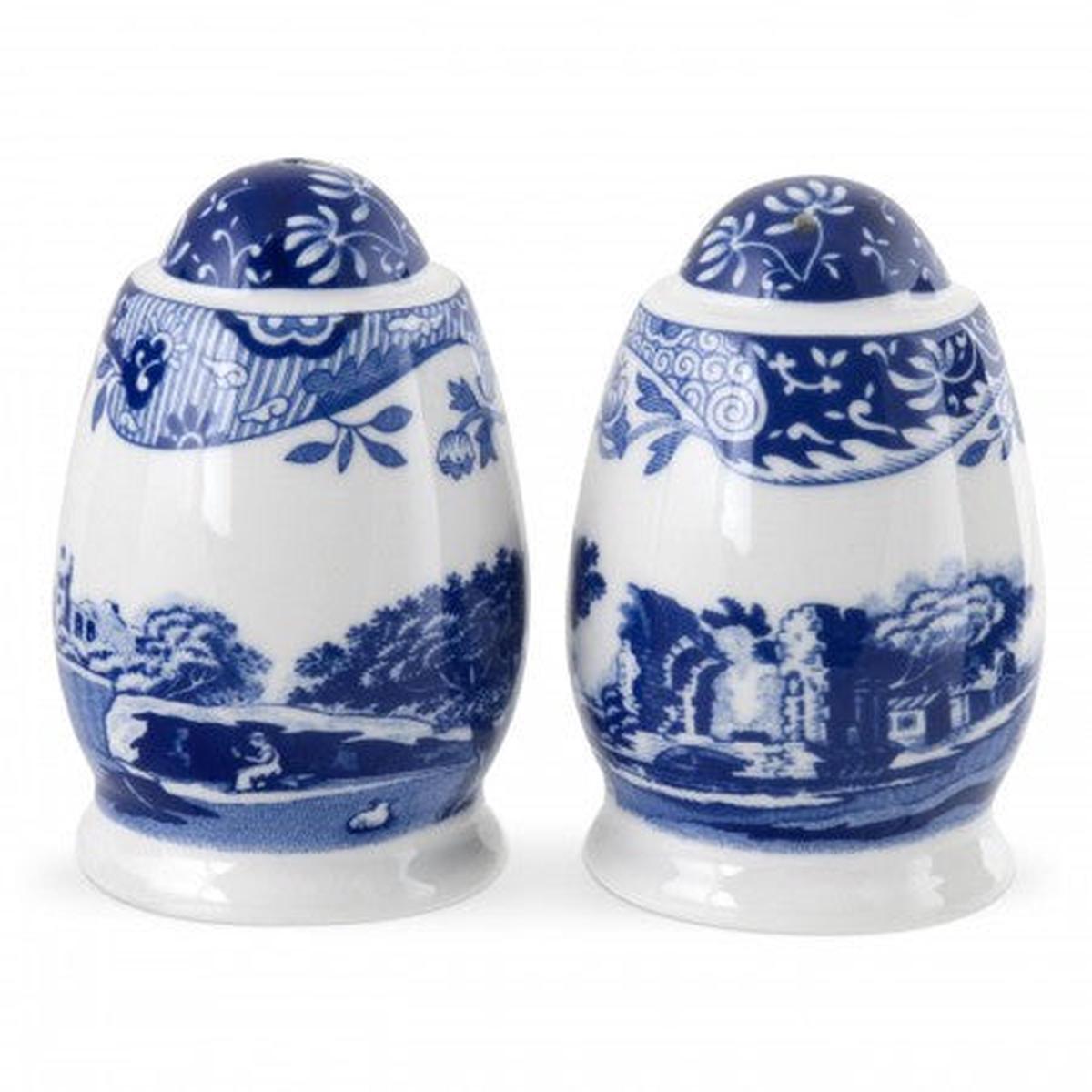 Spode Blue Italian Salt Pepper Set