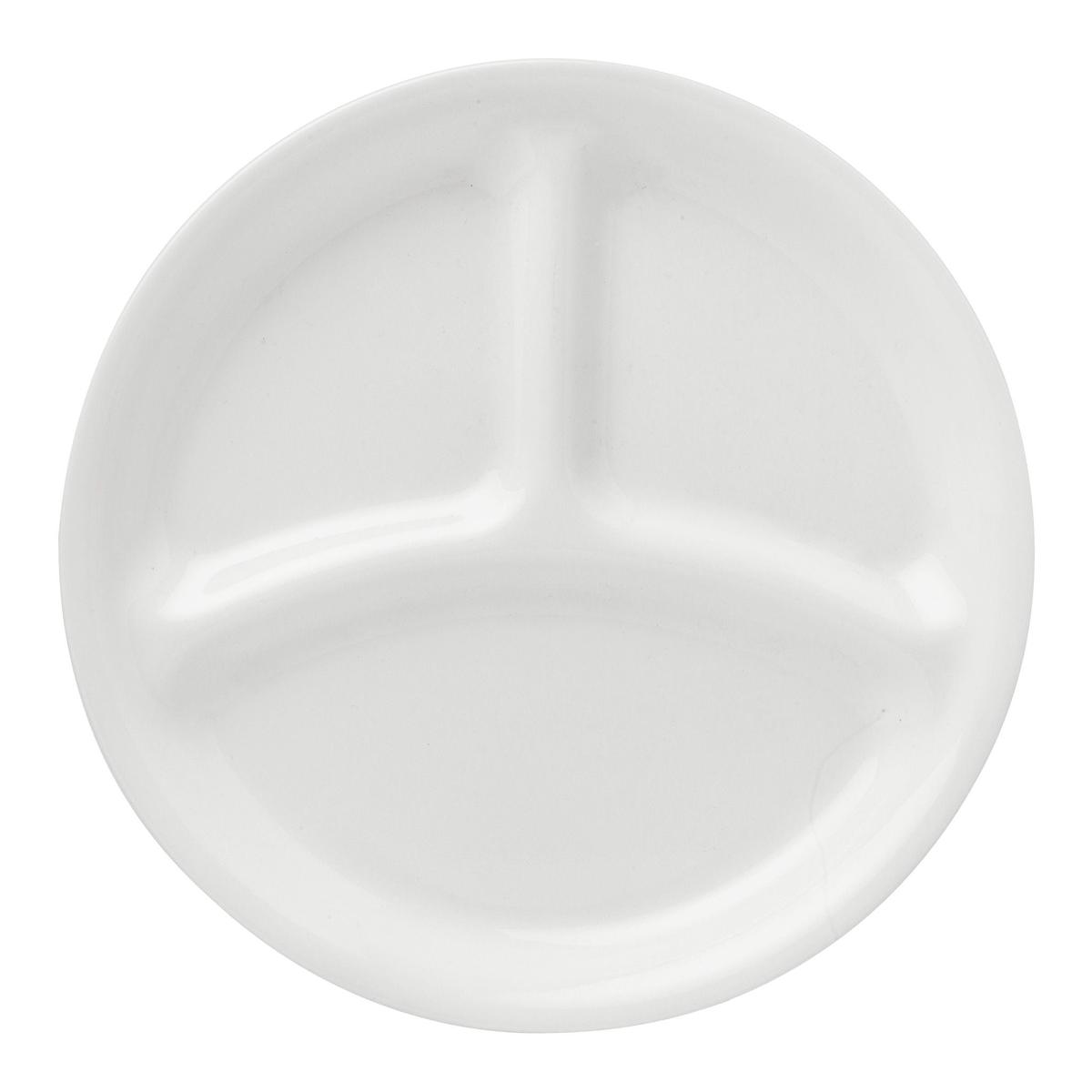 Corelle Winter Frost White 85 Divided Salad Plate