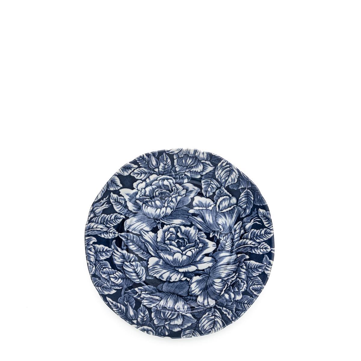 Ink Blue Hibiscus Plate 215cm