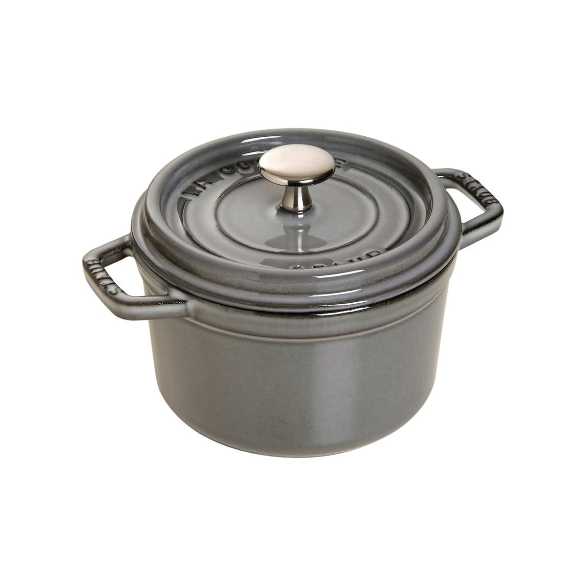 Staub Round Cocotte Grey