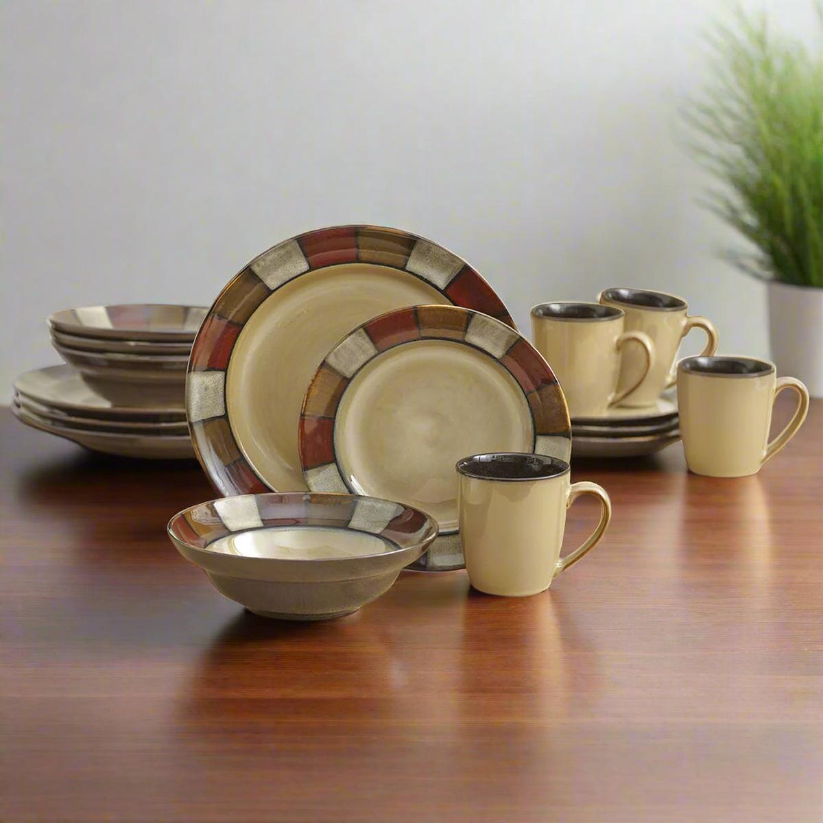Taos 16 Piece Dinnerware Set Service for 4