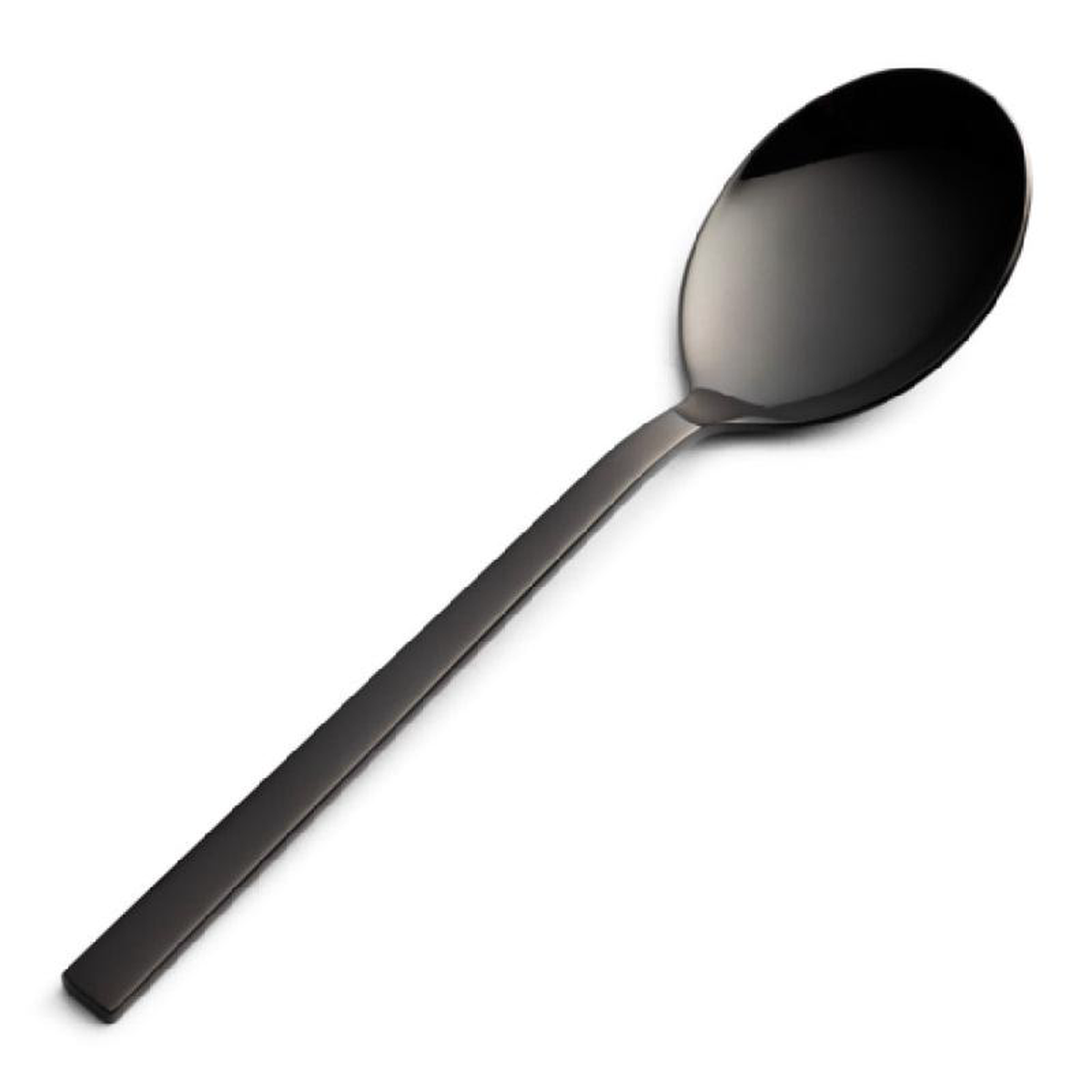 Bon Chef S3803B 713 Inch Bouillon Spoon PVD Coated Black Mirror Finish Stainless Steel