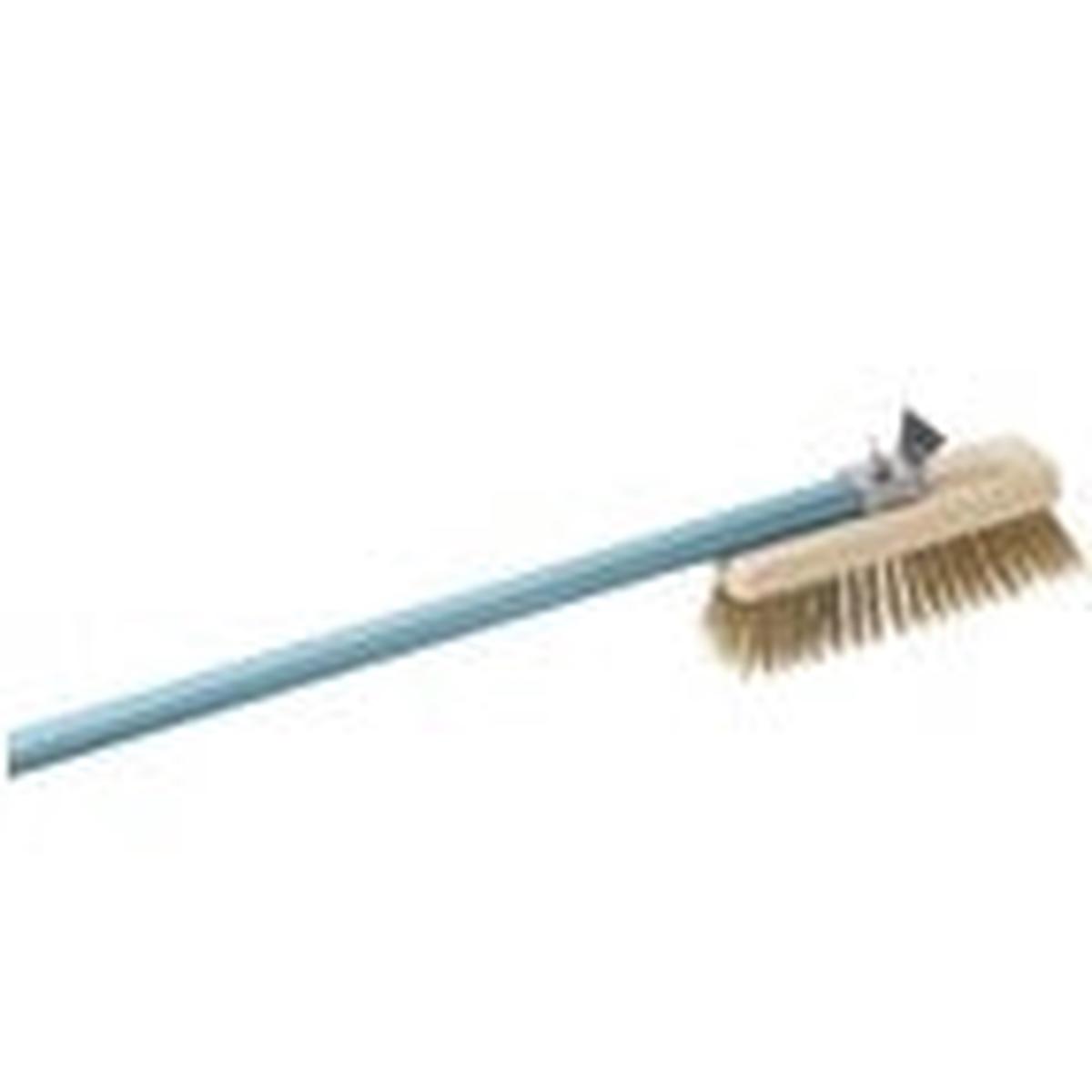 BRASS BRISTLES BRUSH TOTAL LENGTH 160 CM BRUSH SIZE 20 XH11 CM