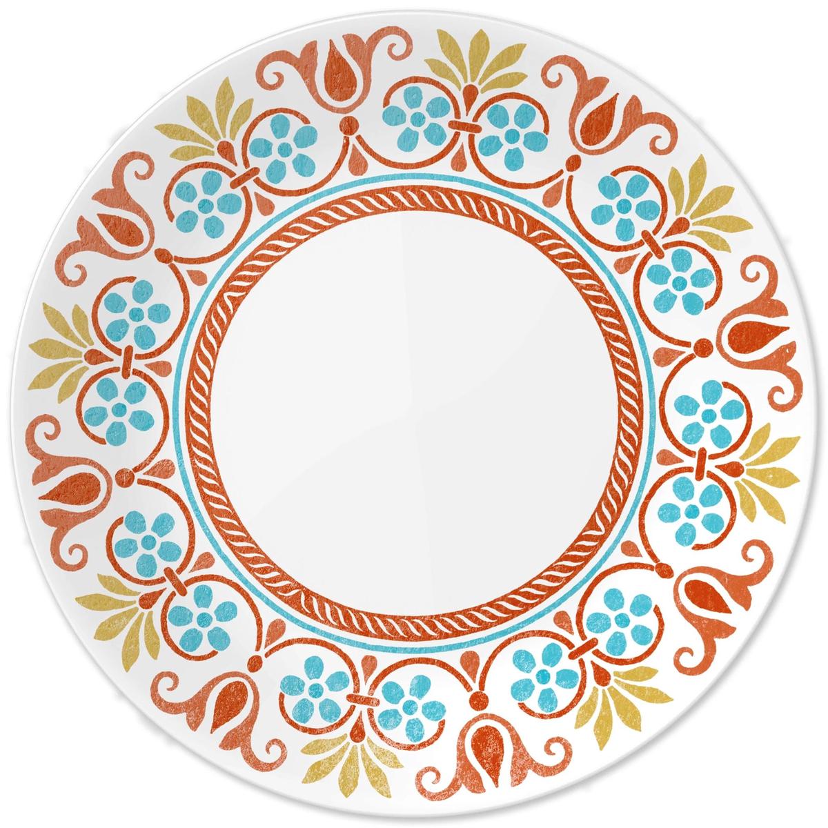 Corelle Global Collection Terracotta Dreams 1025 Dinner Plate