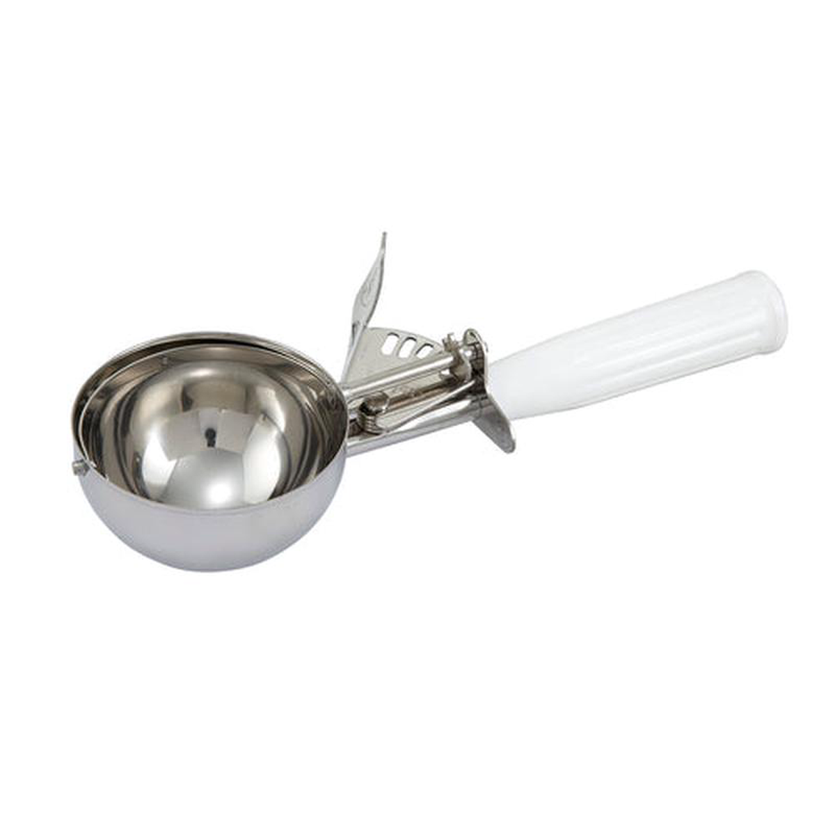 ICD-6 Winco Size 6 (4-23 Oz) White Ice Cream Disher
