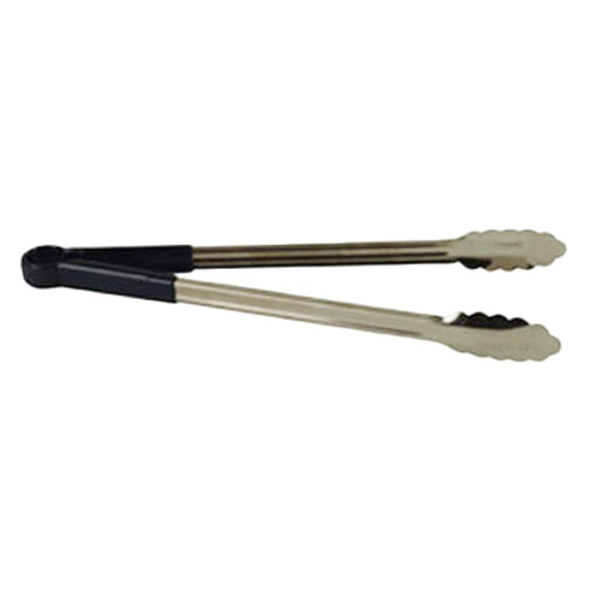 SLTG816K Thunder Group 168221 Stainless Steel Tong With Non-Slip Black Handle