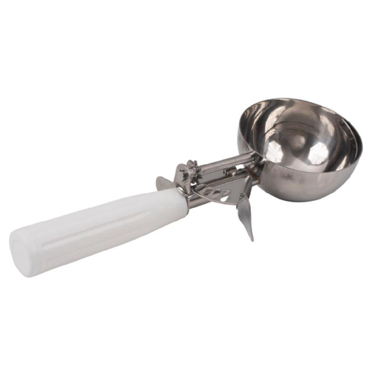 Stanton Trading 1951-6 6 Ice Cream Disher Stainless Steel Bowl White