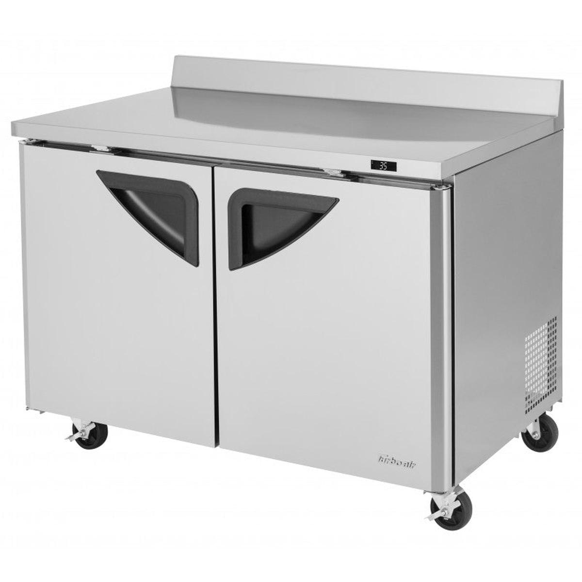 Turbo Air Super Deluxe Worktop Refrigerator 2 Section 2 Doors 48W