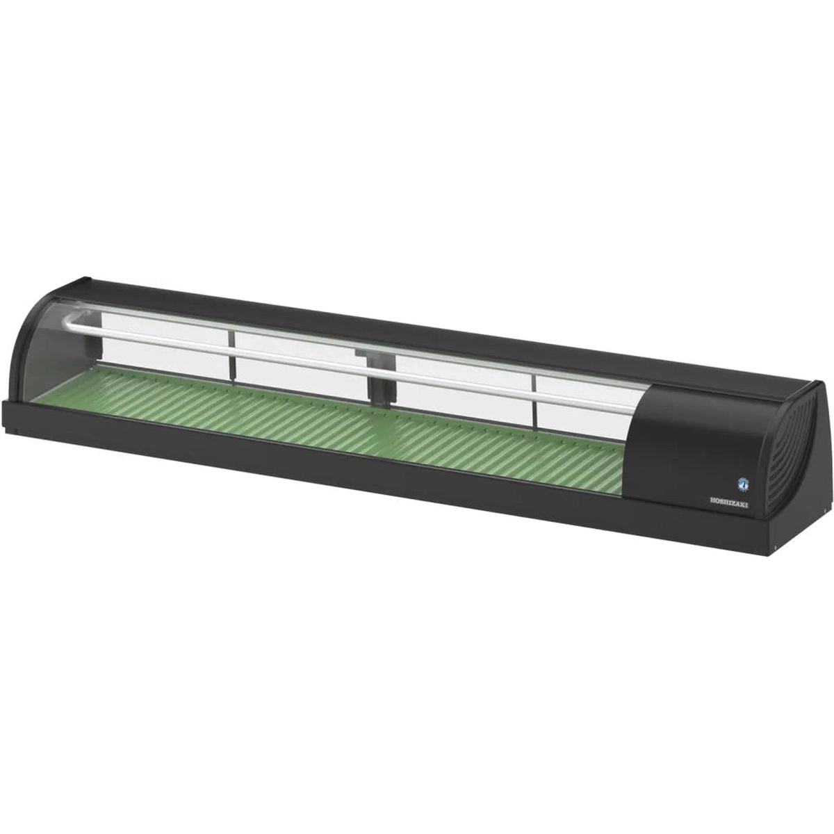 180cm Sushi Case Black Finish Compressor on Right Side