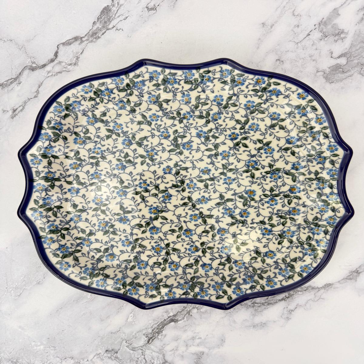 8 Pointed Platter Plate - Shape 507 - Pattern 2089