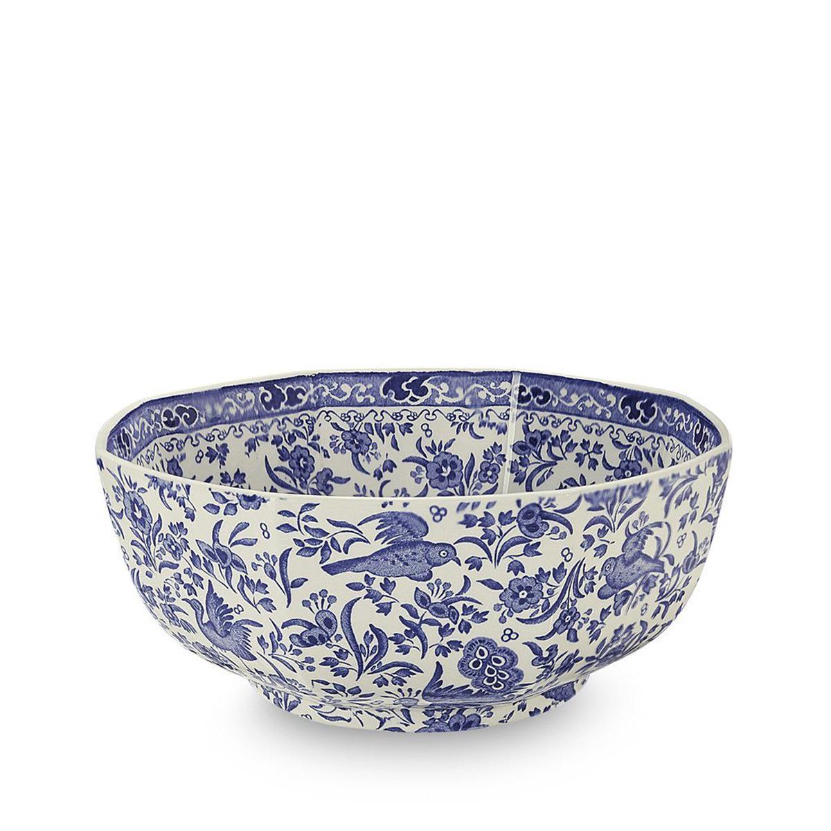 Blue Regal Peacock Octagonal Bowl Medium 205cm8