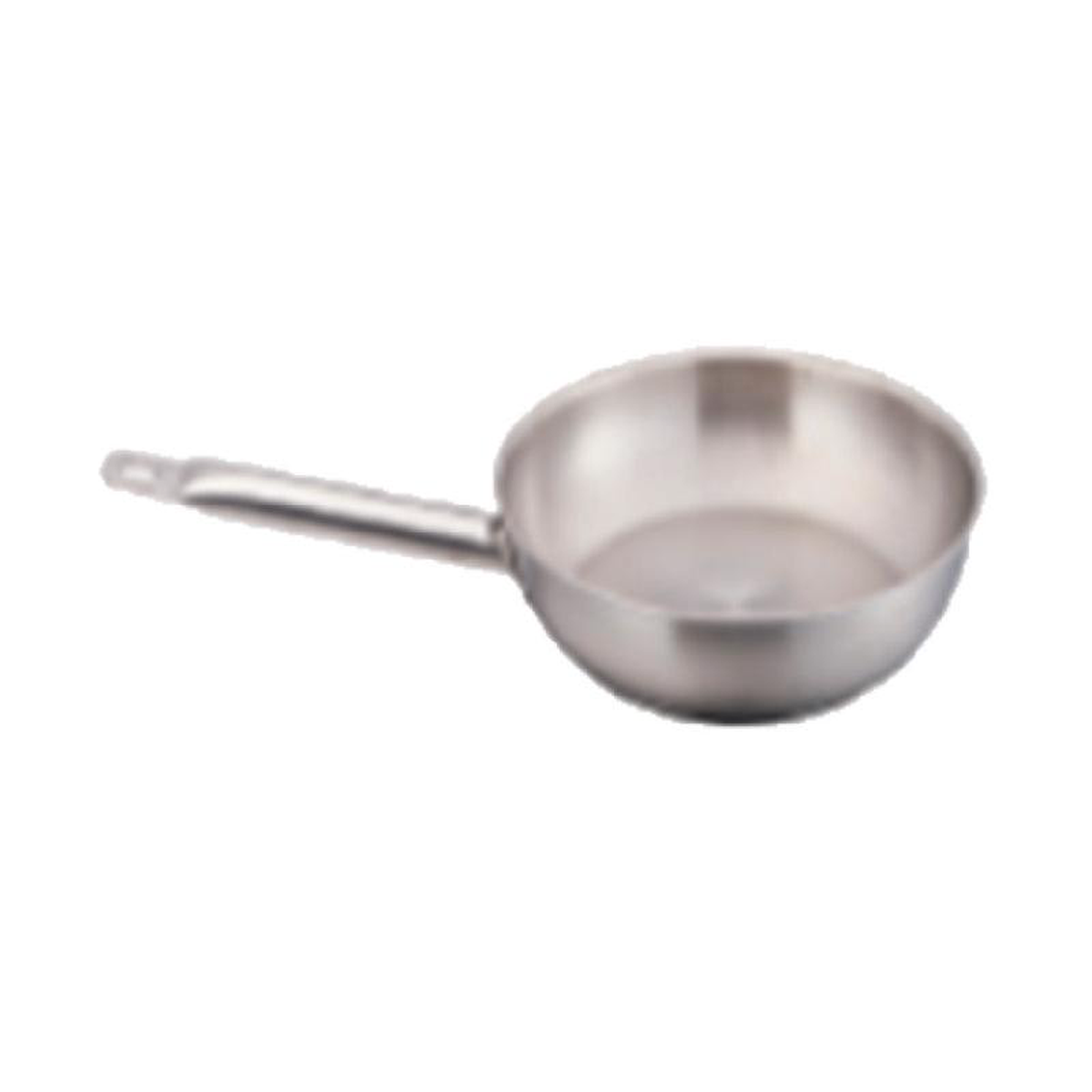 Omcan 80450 14-15 Inch Fry Pan Without Lid Welded Handle Stainless Steel