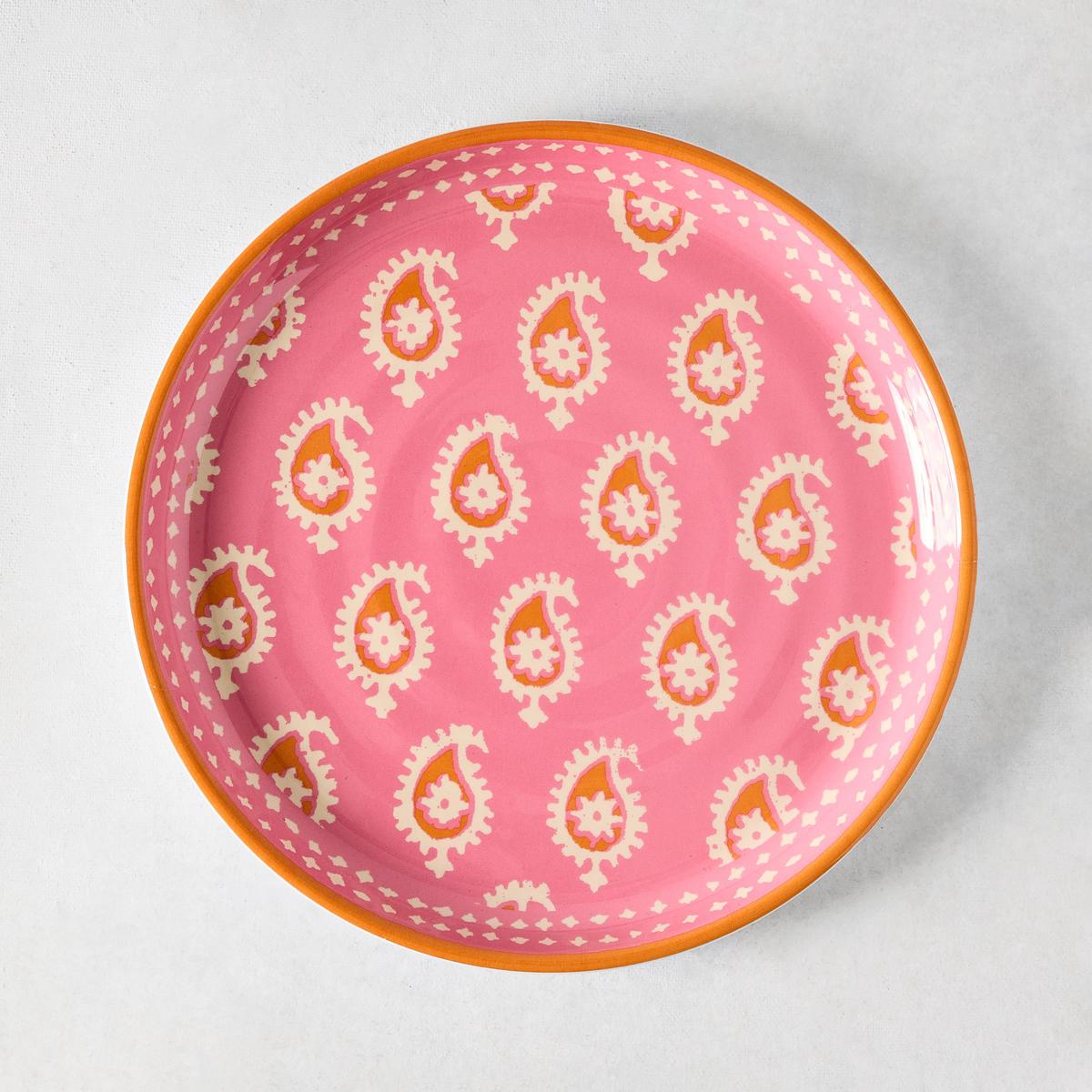 Peter Dunham Hudson Grace Pink Janpath Melamine Salad Plate