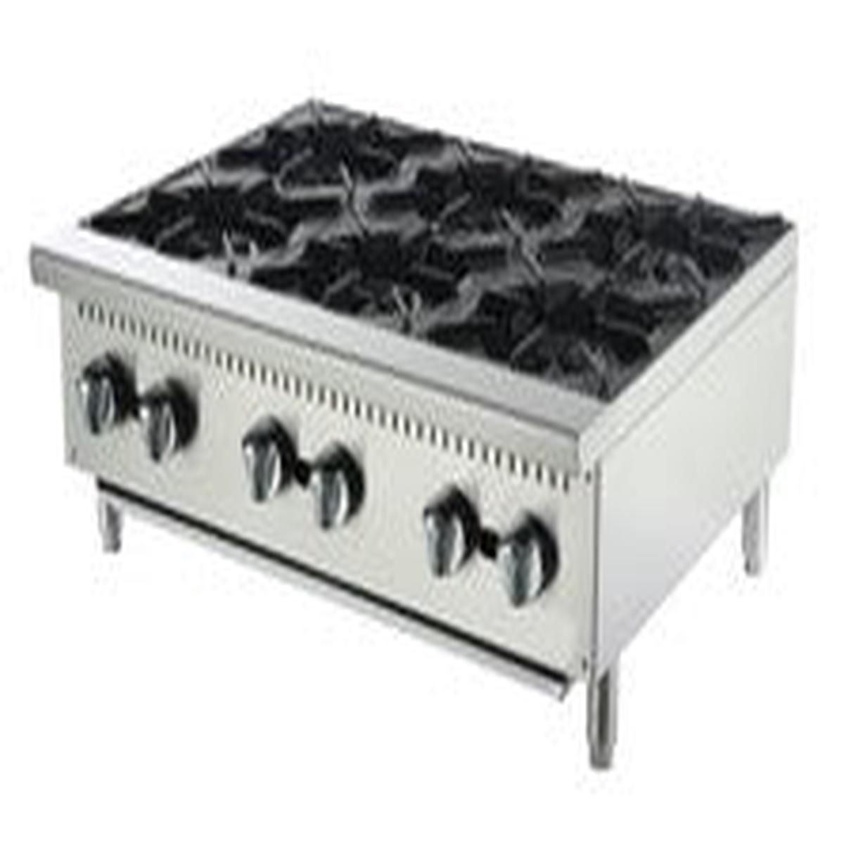 6 Burners Countertop Ranges Hot Plate with 150000 BTU