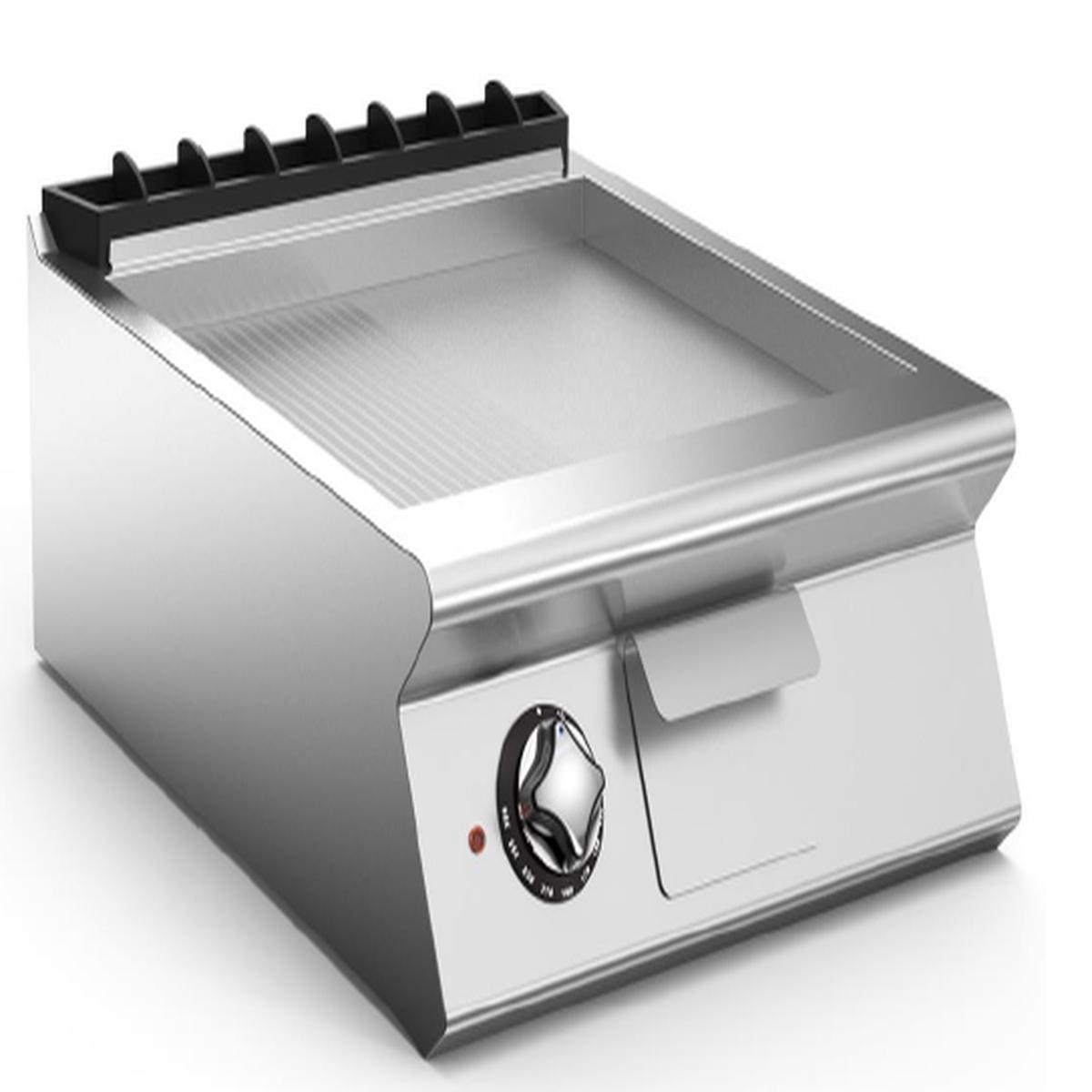 60 cm Electric Fry Top with Hotplate 13 Ribbed 23 Smooth