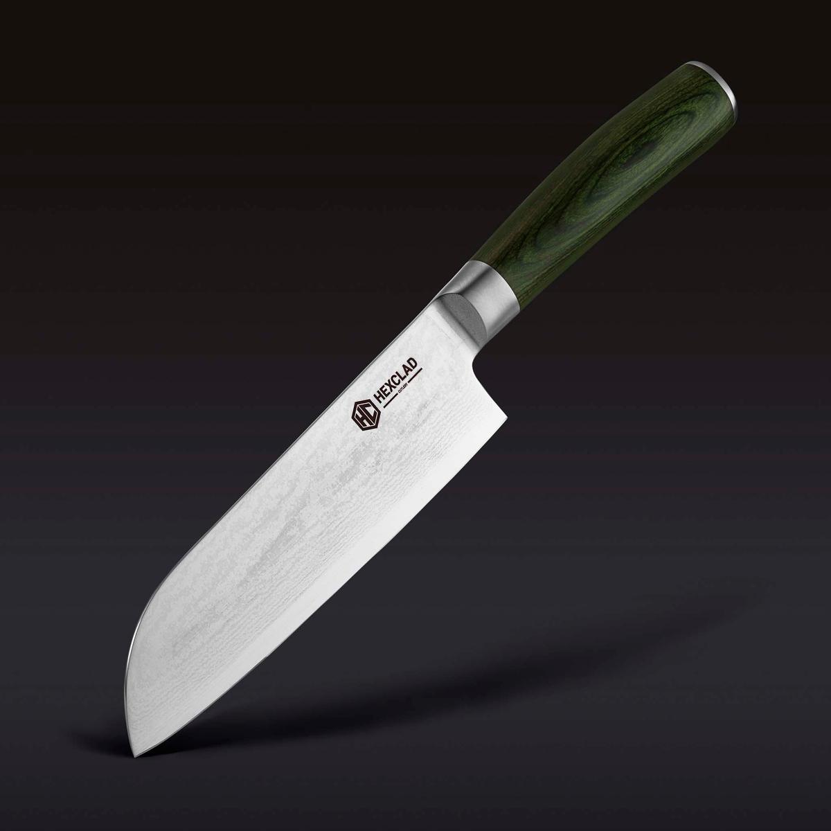 Damascus Steel Santoku Knife 7