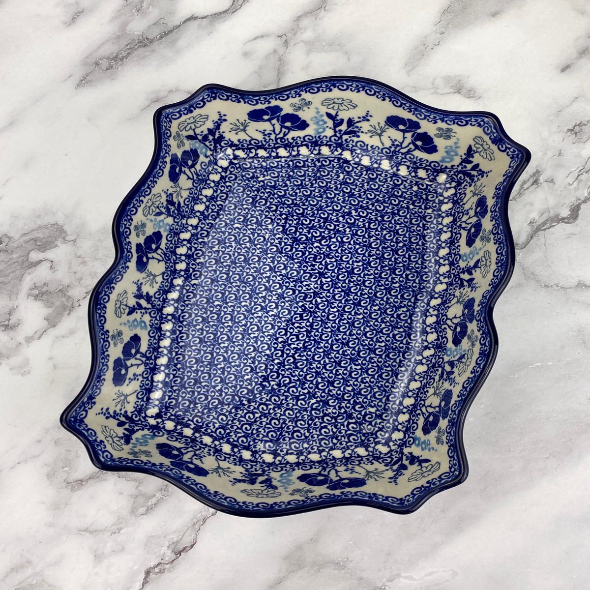 Fancy Rectangular Baker Bowl - Shape A51 - Pattern 2902