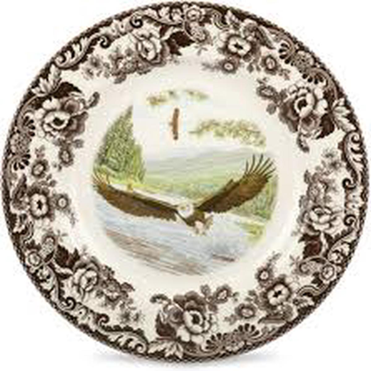 Spode Woodland Bald Eagle Dinner Plate 105