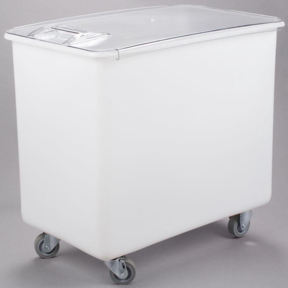 CAMBRO SLIDING LID INGREDIENT STORAGE BIN -WHITE