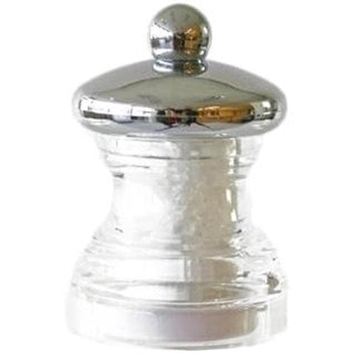 BISETTI ACRYLIC SALT MILL CHROMED HEAD - 65 CM