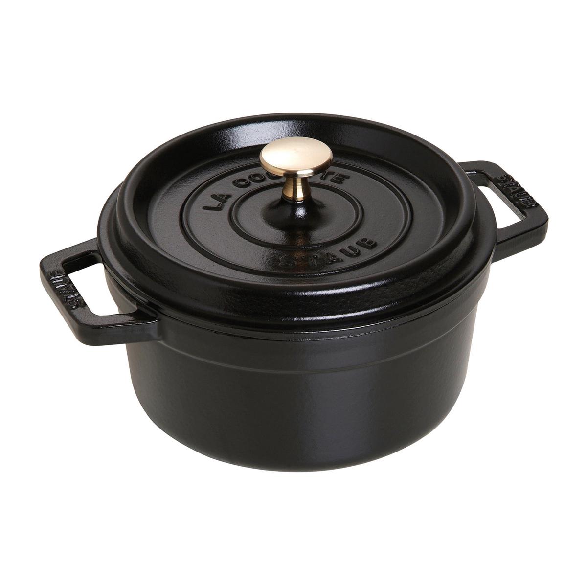 Staub Round Cocotte Black