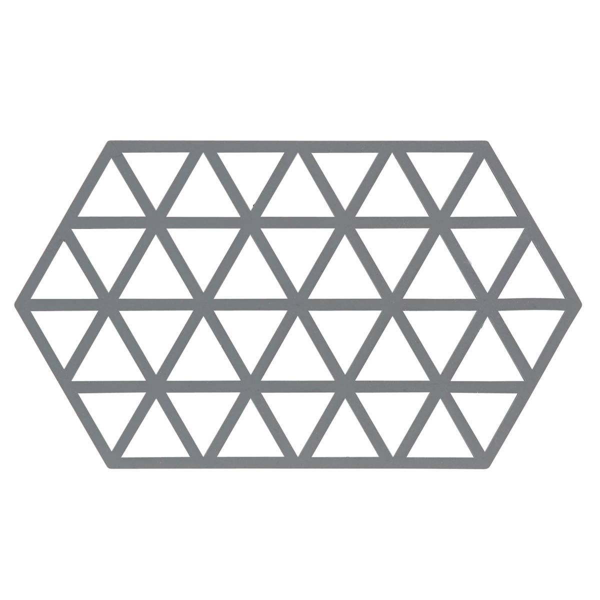 Trivet Triangles Large Cool Grey