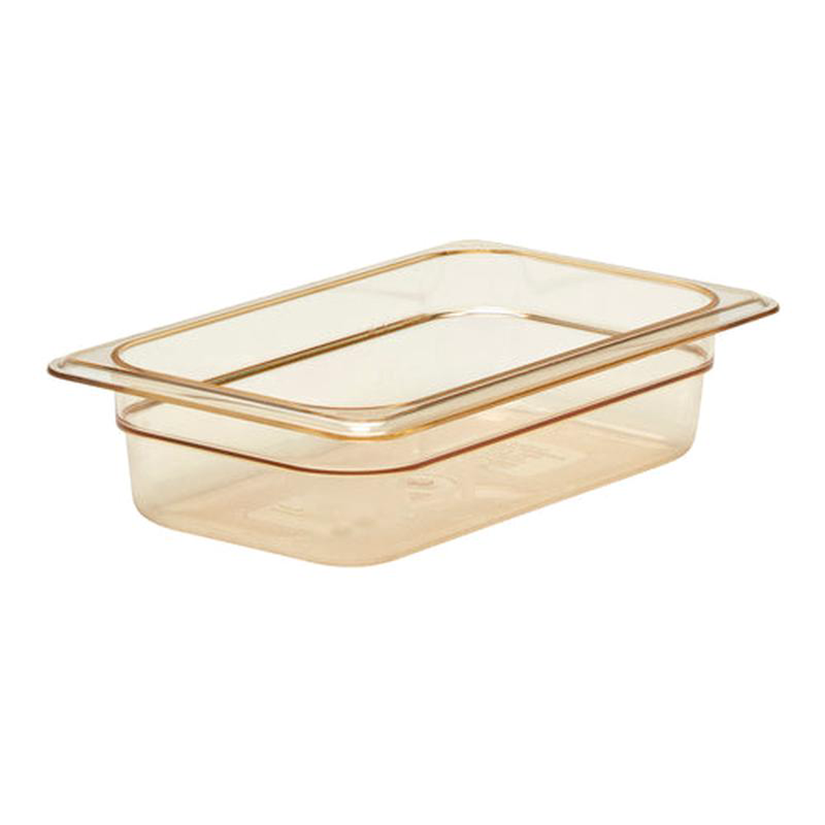 42HP150 Cambro 14 Size 28221 Deep H-Pan High Heat Hot Food Pan Amber