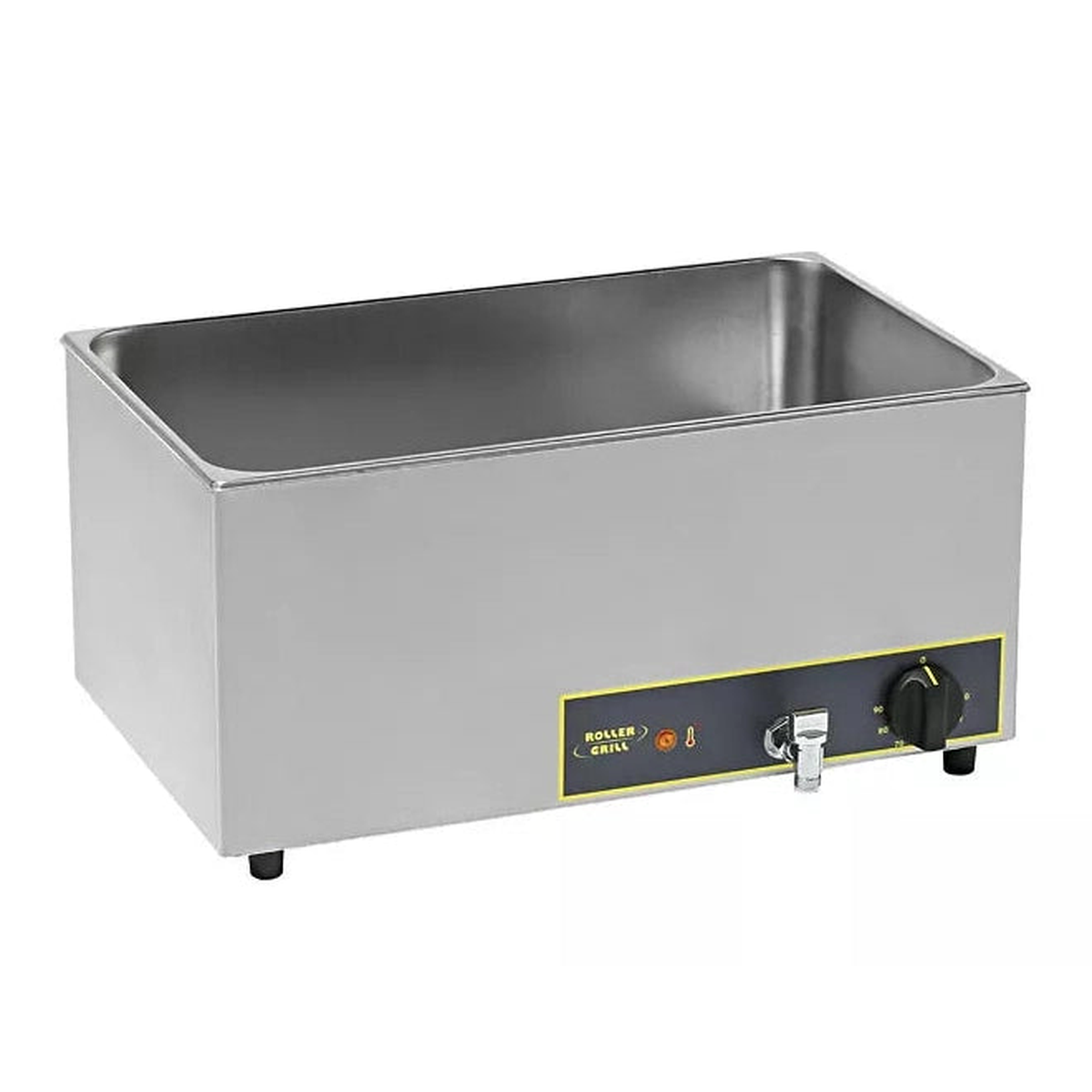 PROFESSIONAL BAIN-MARIE WITH DRAINING TAP (IN THE WIDTH) - GN 11
