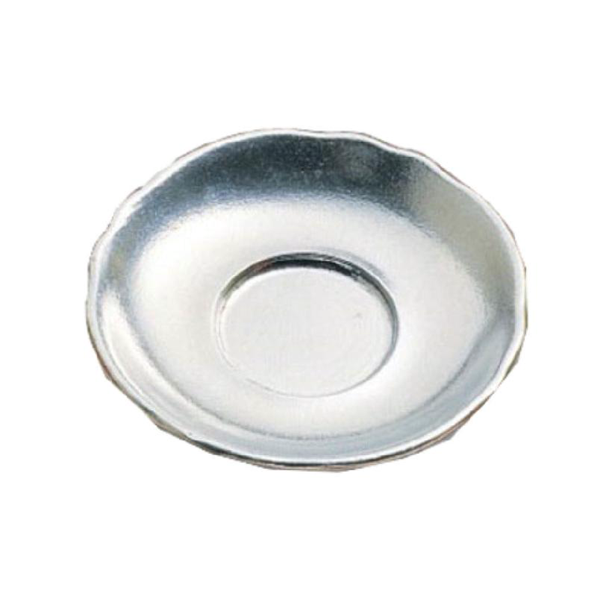 Bon Chef 1026WHTM 5-38 Inch Ceramic-look Aluminum Saucer Matte White