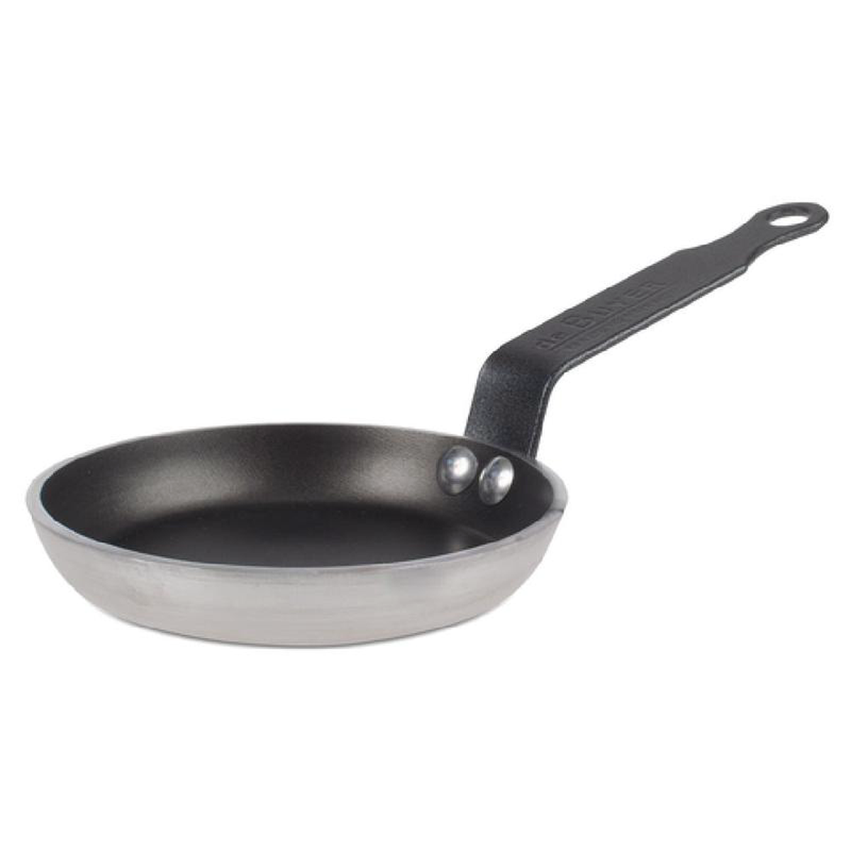 JB Prince U597 12 4-34 Inch Diameter Fry Pan with Riveted Handle Carbon Steel