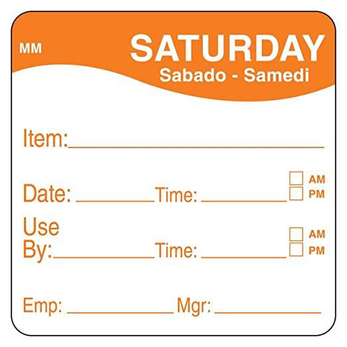 22 MM 500 DOW - SATURDAY ORANGE