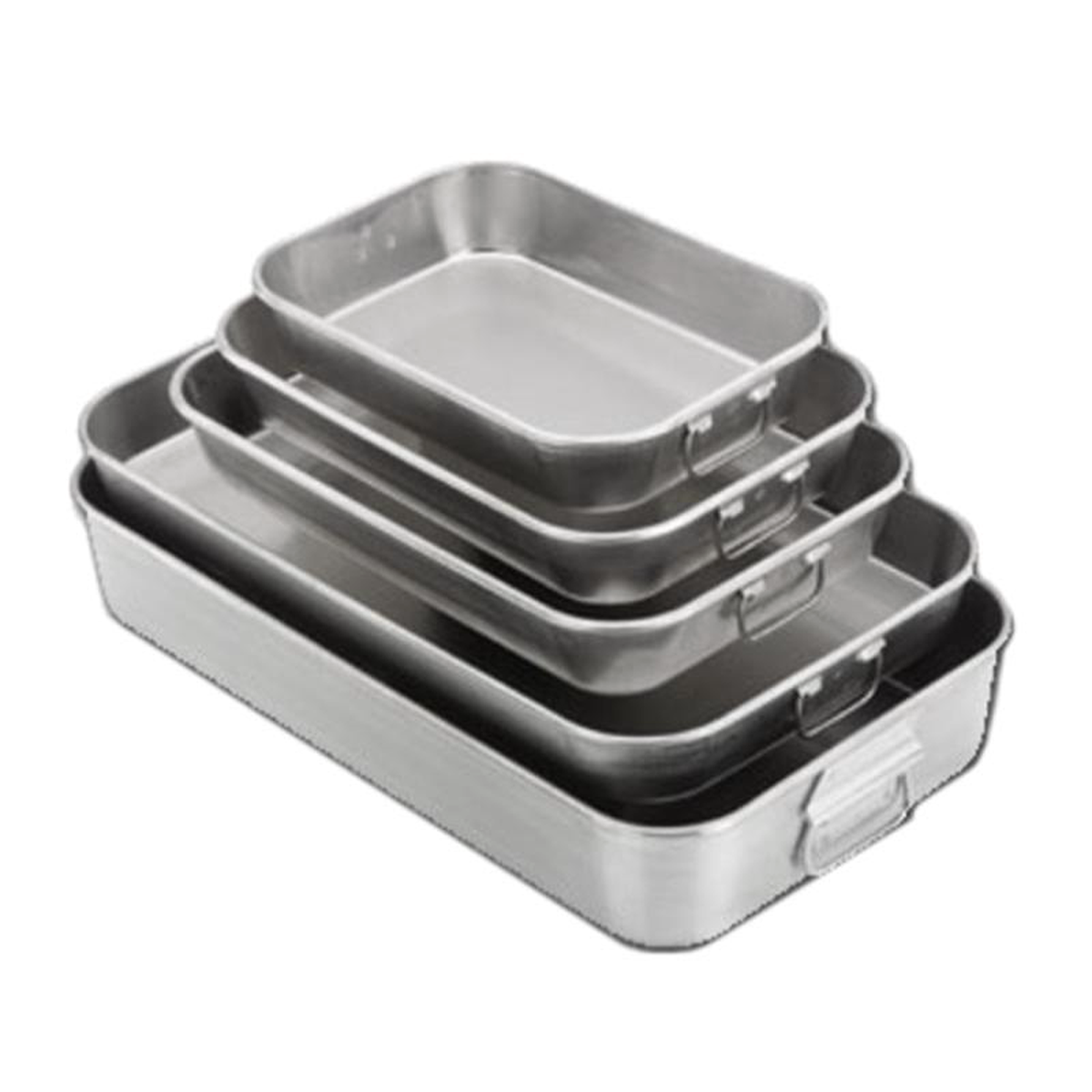 4412 Vollrath 4-12 Qt Aluminum Bake 038 Roasting Pan w Handles