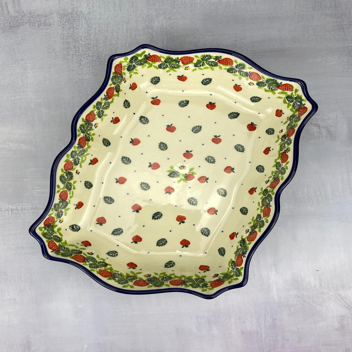 Fancy Rectangular Baker Bowl - Shape A51 - Pattern 2709