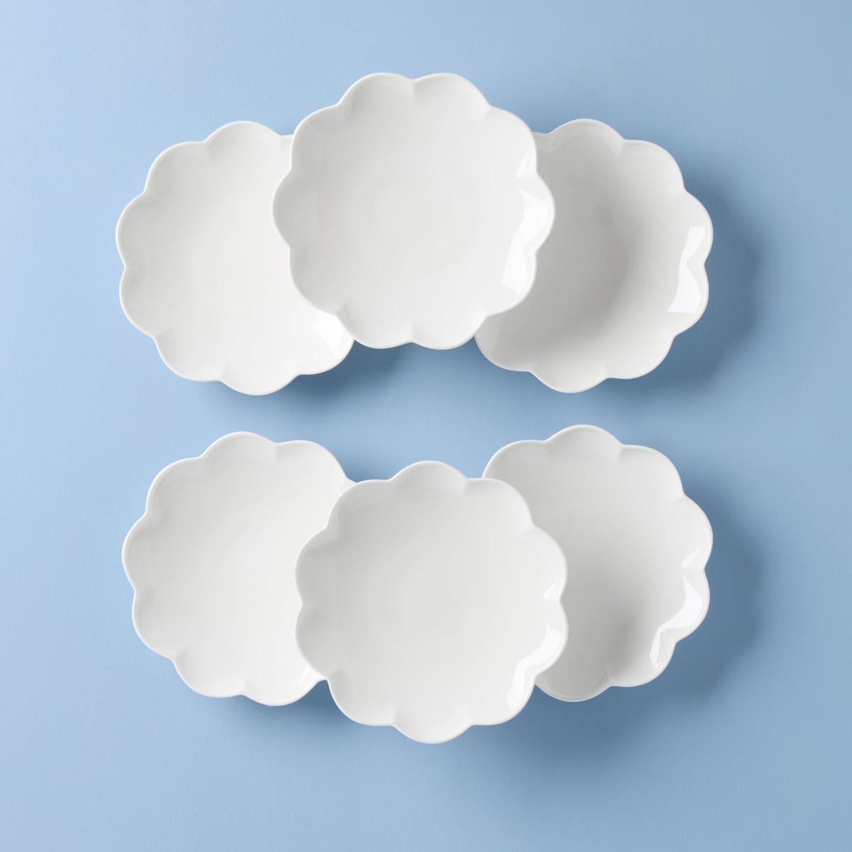 Studio 1414 Scallop Accent Plates Set of 6
